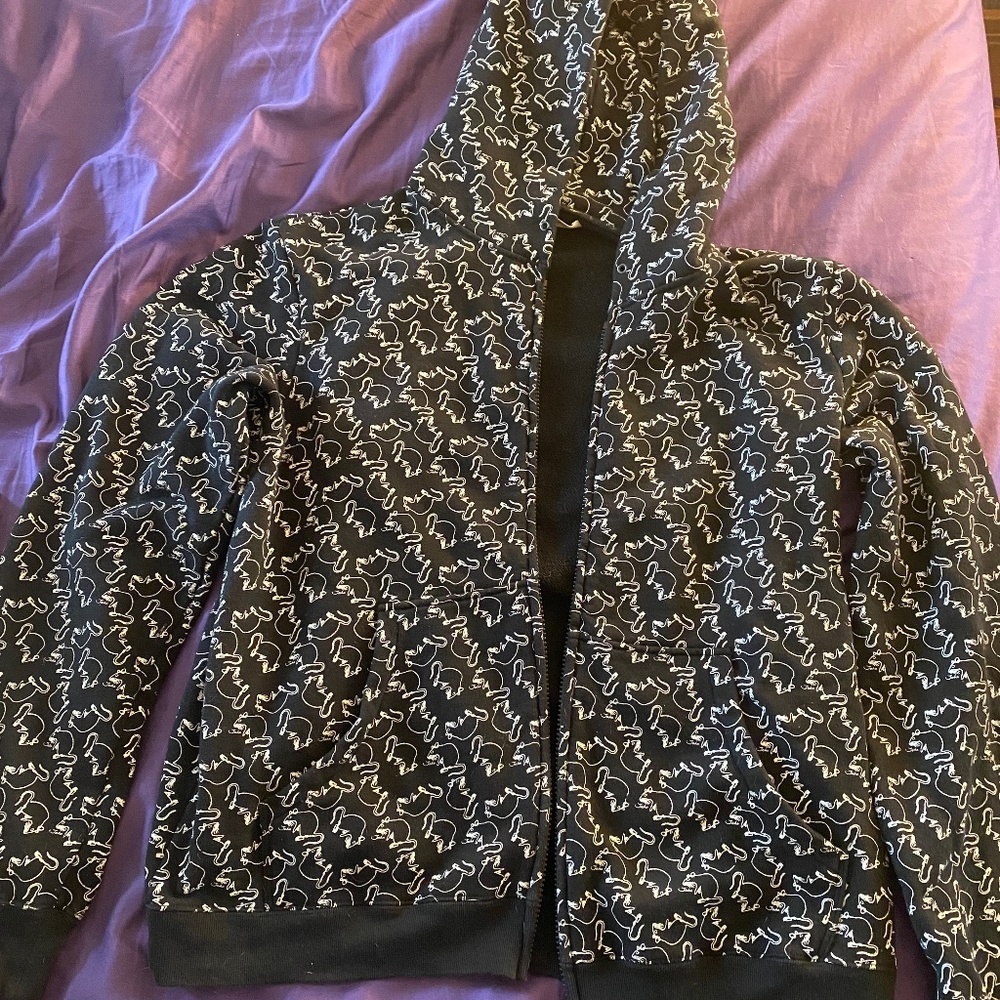 John Undercover Zip Up Hoodie Sweatshirt